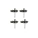 Coolplay® Spare Parts Replacement for Syma X8 X8C X8W Venture RC Quadcopter Motors & Main Gears & Spindle Sleeves Set & Main Stand & Blades Cover