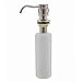 Comllen Antique Brushed Nickel Stainless Steel Countertop Kitchen Sink Soap Dispenser, Built in Hand Liquid Soap Dispenser Pump