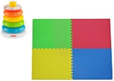 Playmat and Rock-a-Stack Toy Bundle 2 pc