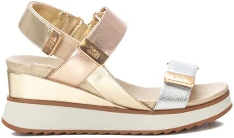 - Sandale Femme Or - Chaussures confortables et polyvalentes - Mode décontractée - Modèle 14388201 (Taille39)