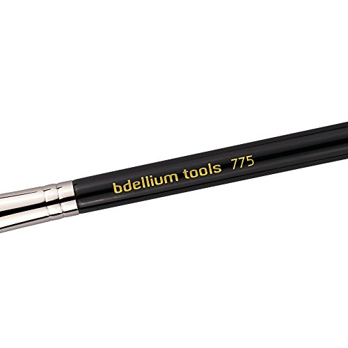 Bdellium Tools Maestro Series Duet Fiber Shader Brush, Black