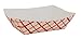 Southern Champion Tray 0413 #100 Southland Paperboard Food Tray, 1 lb Capacity, Red Check (Case of 1000)