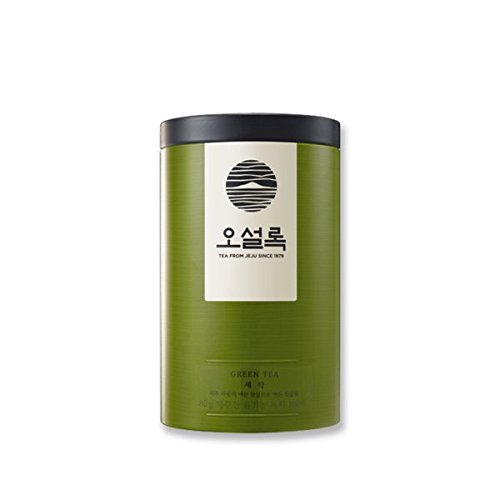 Osulloc Sejak 80g ORGANIC Green Tea - 2 packs per 1 Tin case