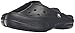crocs Women's Freesail Plush Lined Clog Mule, Black/Black, 10 M US