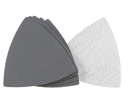 BOXONLY Silicon Carbide Triangular Sandpaper fit 3-1/2" Oscillating Multi-Tool (Dry/Wet) Use 2500Grit 8pcs