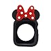 SPCEUTOH iWatch Case Series 4 for Apple Watch 40mm Nike+,Sport,Edition All Models,Polka Dots Cartoon Mouse Ears Rugged Protective Slim Shock Resistant TPU Watch Case (Black Red)