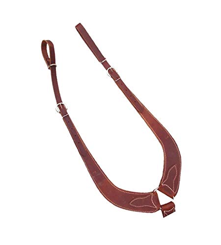 Brown Harness Leather Pulling Breast Collar