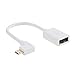 CableCreation [2-Pack 90 Degree Micro USB 2.0 OTG Cable, Right Angle On The Go Adapter, Compatible Flash Drives, Samsung Galaxy S7, S6, S6 Edge, Note 4/3, 6 Inch, White