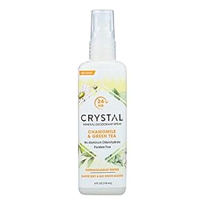 Crystal Deodorant Essence Spray Chamomile/Green Tea 120 ml