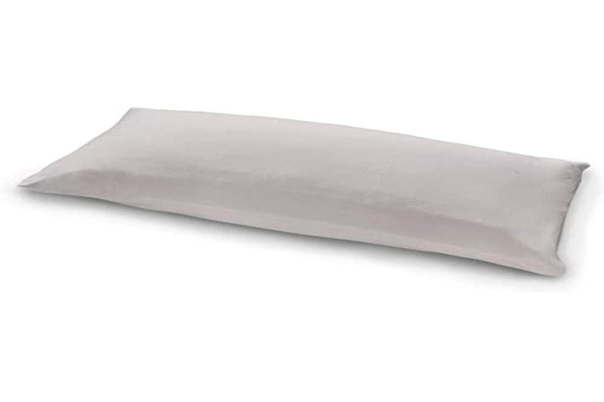 TEMPUR Jersey Pillowcase with Zip for Comfort & Traditional Breeze Sleeping Pillow, Platinum