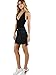 SweatyRocks Women's Sexy Deep V Sleeveless Backless Halter Leotard Bodysuit Romper