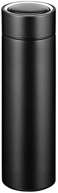 NNRT Stainless Steel Coffee Thermos, Bpa Free, New Double Wall Insulated, black, 17 oz Stainless Steel Water Bottle -Thermal Flask Double Wall Vacuum Hot Cold Insulated Flask (BLACK)
