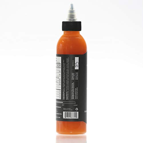 Heartbeat Hot Sauce - Red Habanero, 6 oz. - Small Batch & Handmade, Vegan, Gluten Free, Preservative - //coolthings.us