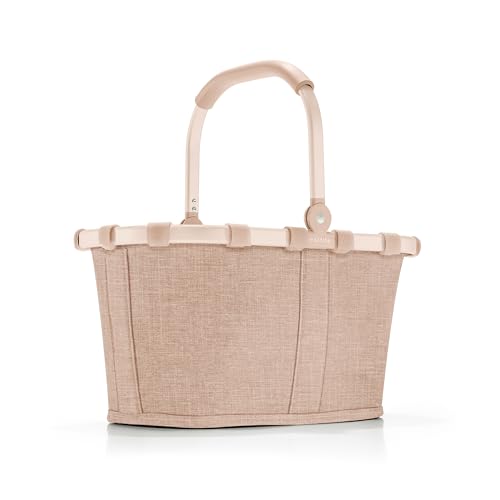 reisenthel carrybag XS Twist Coffee – Kleiner Stabiler Korb im XS Format Kleiner Variante der Einkaufsikone praktische Innentasche – Elegantes, wasser