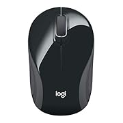 Logitech Wireless Mini Mouse M187 Ultra Portable, 2.4 GHz with USB Receiver, 1000 DPI Optical Tracking, 3-Buttons, PC…