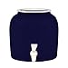 Solid Blue Porcelain Ceramic Water Dispenser Crock with Faucet - LEAD FREE