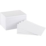 AmazonBasics Heavy Weight Ruled Index Cards, White, 3x5-Inch, 300-Count