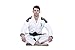 Vector Men's BJJ Gi with Bonus White Belt Ripstop Pants for Brazilian Jiu Jitsu (1, White)