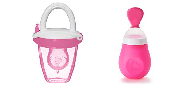 Munchkin Baby Feeding Bundle Squeeze Presser Cuchara y ...