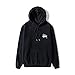Stussy Mens Printed Stock Long Sleeve Pullover Hoodie (Black, XL)