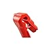 (50 pack) 6mm Red Plastic Retail Shop Security Display Hook Anti- Theft, Anti Sweep Stop Lock for Pegboard or Slat Wall (50 Red A Locks)