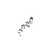 TheChainGang Magnetic Ball Stretcher Weight, Surgical Steel Ball Stretching Weights