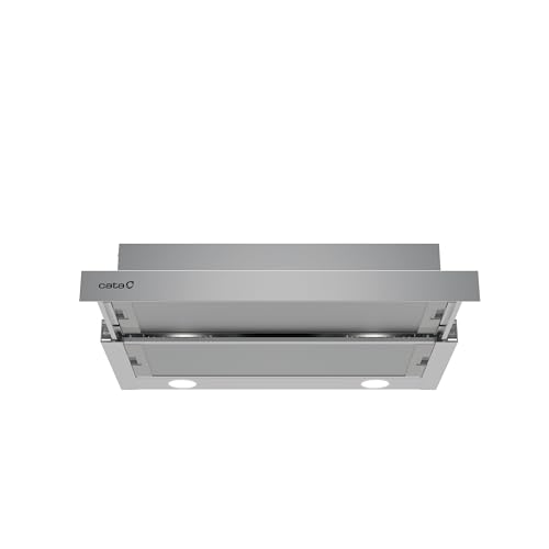 CATA | Extractor Hood | TF 2003 Model DURALUM 60 | 2 Extraction speeds | Cooker Hood 390m3/h - 150m3/h | Stainless Steel Finish