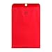 Quality Park 9 x 12 Clasp Envelopes, Clasp and Gummed Closures, Red, 10 per Pack (QUA38734)