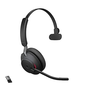 Jabra-Evolve2-65-Wireless-PC-Headset--Noise-Cancelling-Microsoft-Teams-Certified-Mono-Headphones-With-Long-Lasting-Battery--USB-A-Bluetooth-Adapter--Black Jabra Evolve2 65 Wireless PC Headset – Noise Cancelling Microsoft Teams Certified Mono Headphones With Long-Lasting…
