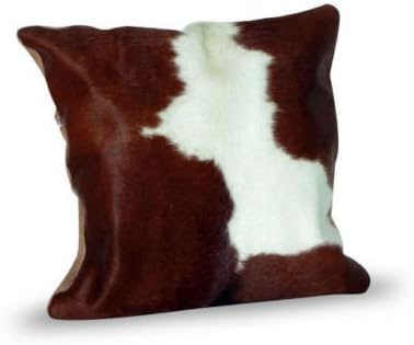 Amazon Com Cowhide Pillow Cover Cushion Cow Hide Hair On Cover