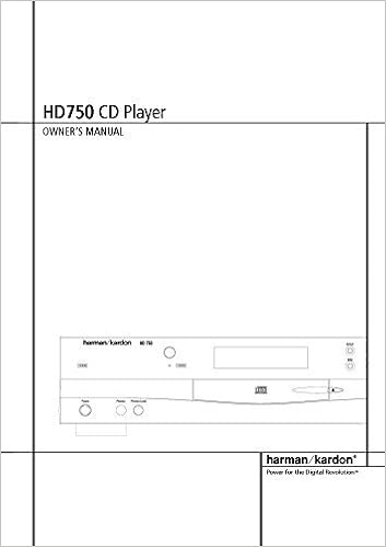 Harman Kardon HD-750 CD Player Owners 