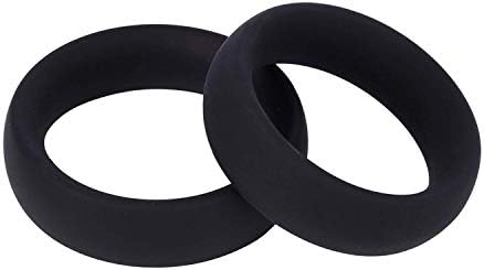YIENJ Tshirt Sextxo C-ock Ríng Adult Sextxo Töys Inner Size: 45mm 50 mm Silicone C-ock Ríng delay Ríng Very Thick Pênís Ríng C-ockRíng Sextxo time Lasting Sextxo Töy for Man,Black,50mm
