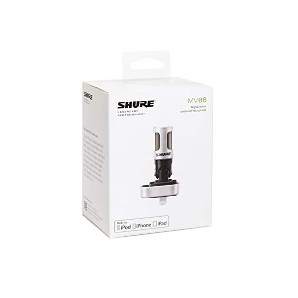 Shure MV88 Tragbares iOS-Mikrofon für iPhone/iPad/iPod über Lightning Connector, Soundqualität, digitales Stereo… – Bild 5