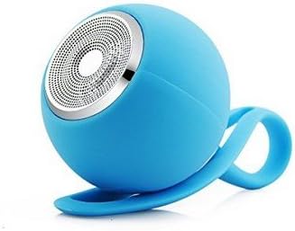ZhaoCai Portable Mini Silicone Waterproof Wireless Bluetooth Speaker Outdoor Shower with Dustproof ShockProof for Music USB Subwoofer Sports Travel Speakers（blue)