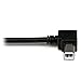 StarTech.com 2m USB 2.0 A to Left Angle B Cable Cord, Black (USBAB2ML)