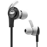 Monster iSport Achieve In-Ear Sports Headphones with Microphone in Black, Running, Sweatproof