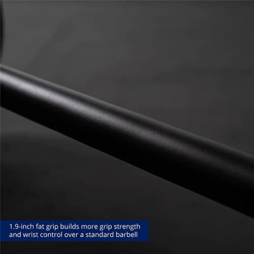 Titan Fitness Axle Barbell 60 inch Fat Grip 23 lb. Pricepulse
