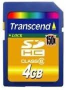 Transcend 4GB Sdhc 150X (sd 2.0 SPD Class 6)