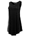 AMORE ALLFY Women's Sleeveless Round Hem Tunic Top Made in USA