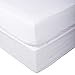 Clara Clark Fitted Sheet, Extra Deep Pocket Fits Deep Mattress, Luxury Soft Fitted Sheet Only, Queen White