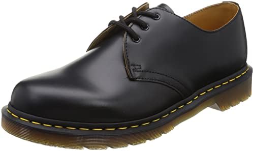 Amazon.com | Dr. Martens Men's 1461 Mono 3-Eye Shoes, Black, 7