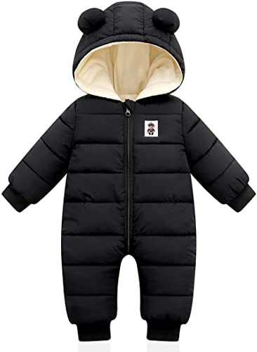 Toddler Winter Snowsuit Infant Hooded Jumpsuit