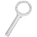 Magnifying Glass with LED Light, Lightweight Handheld Lighted 4X Magnifier (Silver) by Stalwart