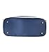 Sarah Wells Abby Breast Pump Bag (Navy Striped), With Real Leather Straps, Thermally-Lined Side Pockets for Breast Milk, Luggage Sleeve, Chic, Stylish and Functional