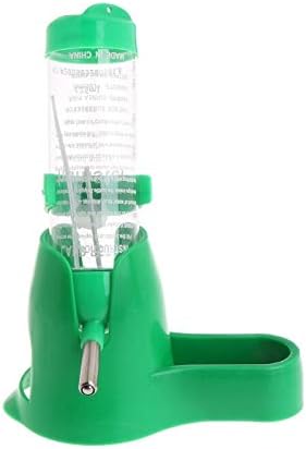 Maniac321 Pet Water Bottle Holder 3 in 1 Hamster Rest Dispenser Base Hut Food Water Bottle Holder Small Pet Nests