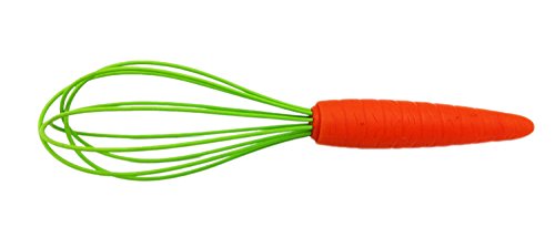 Carrot Whisk, McDoo! Carrot Shaped Egg Whisk Cream Blender Kitchen Utensil