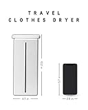 Kasydoff Portable Clothes Dryer Personal Electric Laundry Drying Rack 33 LB Capacity Folding Clothes Dryers for Apartment Energy Saving Clothing Dryers Digital Automatic Timer for Travel
