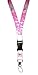 Love Pink Lanyard Key Chain Holder (White)