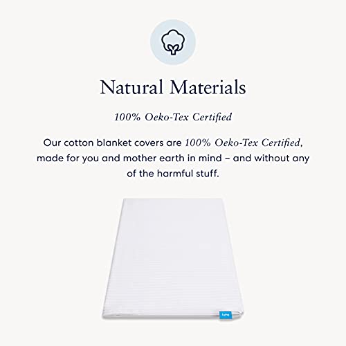 Luna Removable Duvet Cover for Weighted Blanket 48x72 Full Size