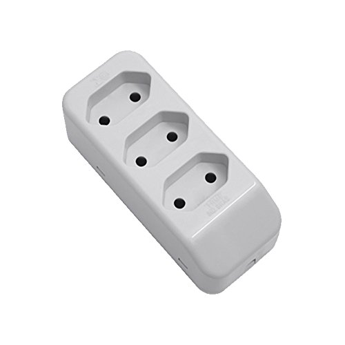 Tomada Padrão Múltipla 10a Cinza 24450 Fame